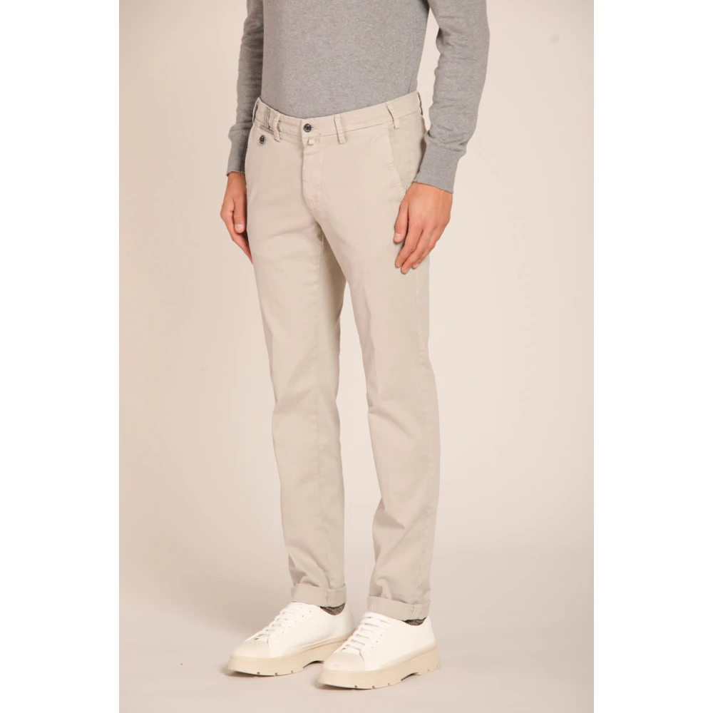 Mason's Slim Fit Chino Broek Prestige Torino Gray Heren
