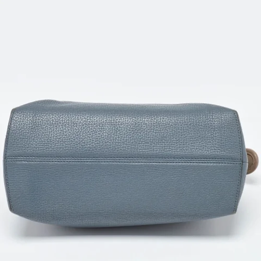 Fendi Vintage Pre-owned Leather fendi-bags Blue Dames