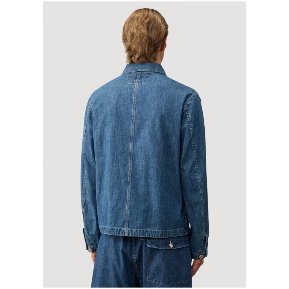C.P. Company Blauwe Middelgrote Jas Blue Heren