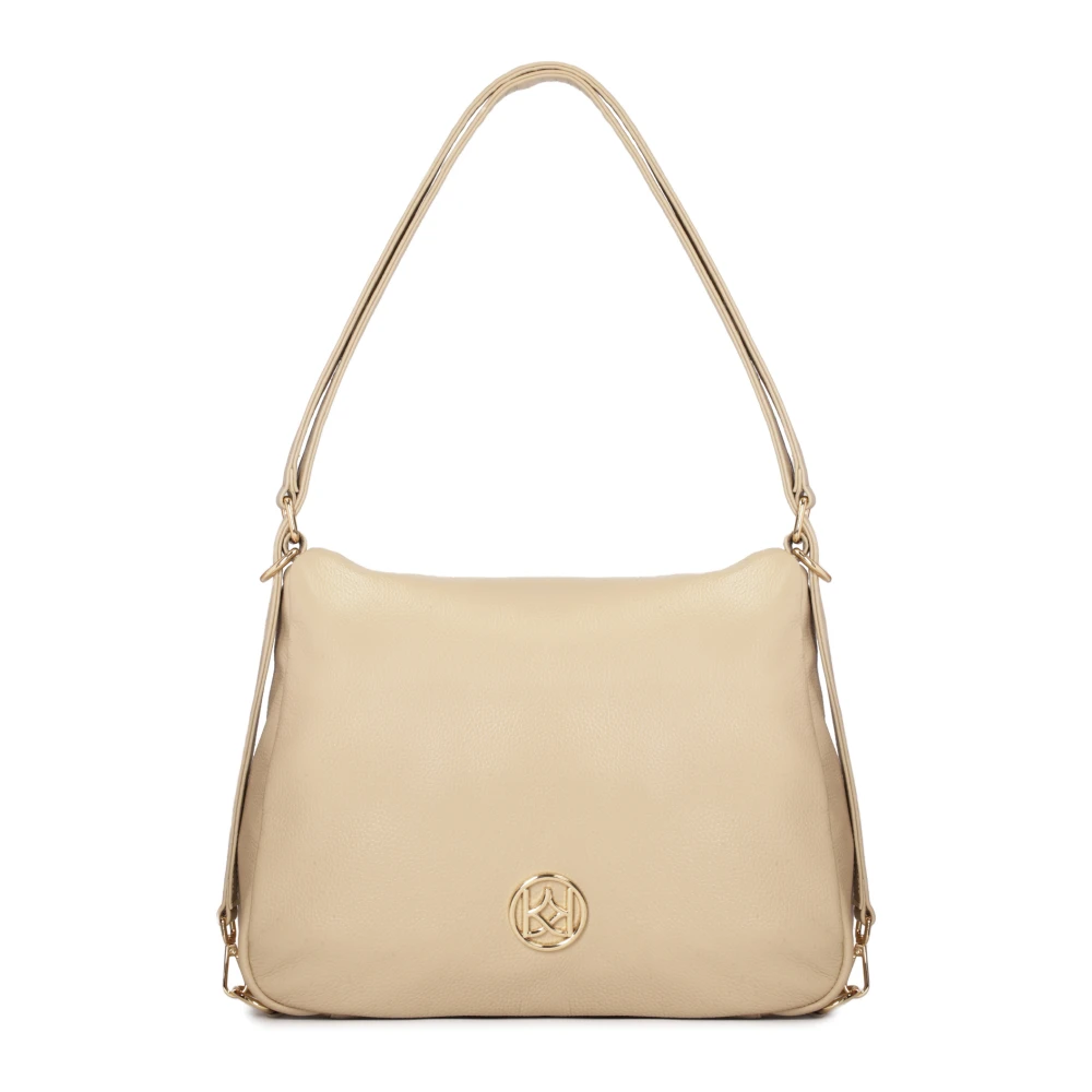 Kazar Urban leren handtas in beige kleur Beige Dames