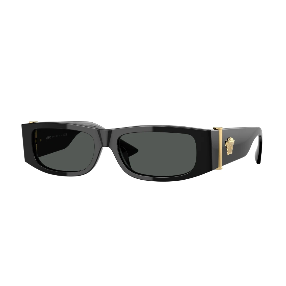 Versace Men's Black Sunglasses,, Stylish Sunglasses In Shade Medium