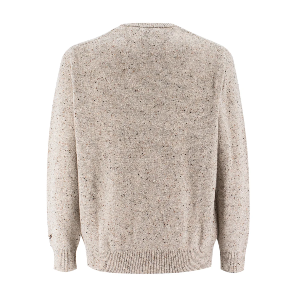 MC2 Saint Barth Geborduurde Crew-Neck Pullover Gray Heren
