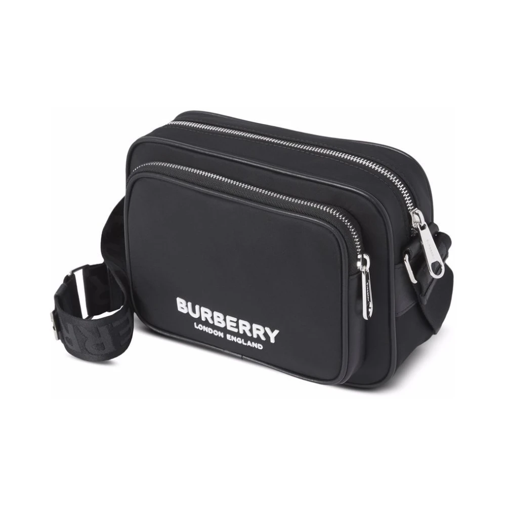 Burberry Zwarte Stijlvolle Tassen Collectie Black Heren