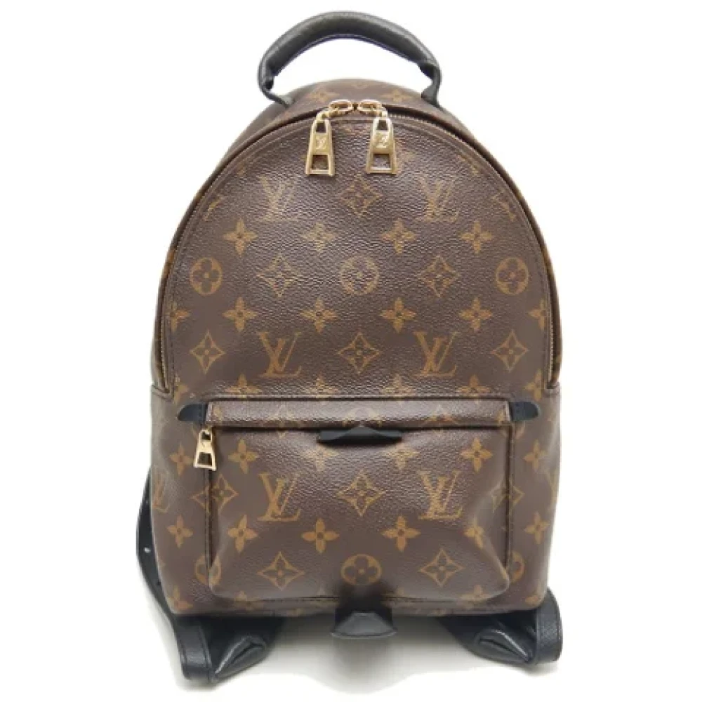 Louis Vuitton Vintage Pre-owned Plastic backpacks Brown Dames