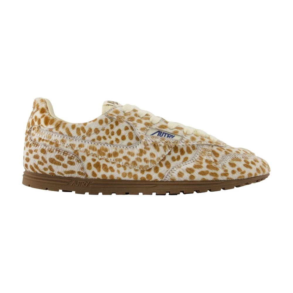 Autry Women's Beige Sneakers, 8 Uk, Windspin Trainers