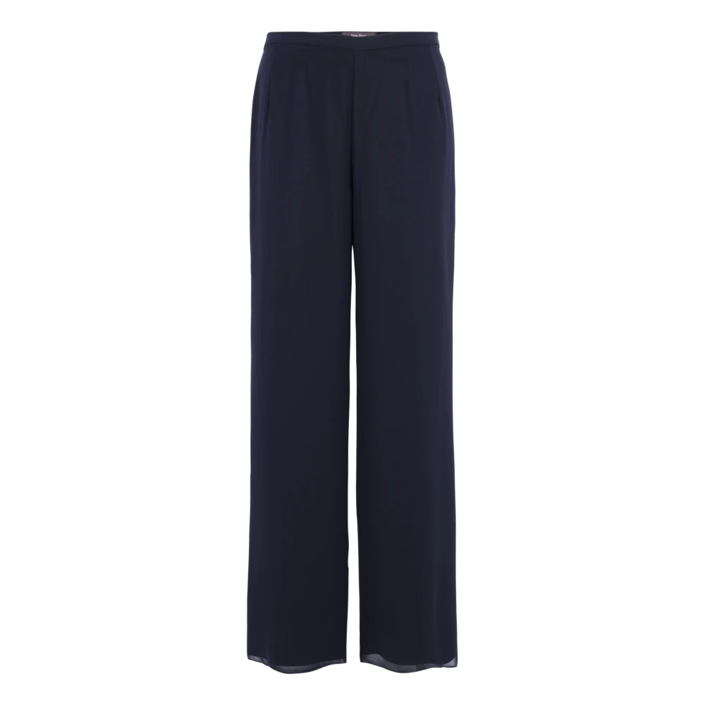 Vera Mont Wijdvallende Wijde Pijp Broek Blue Dames
