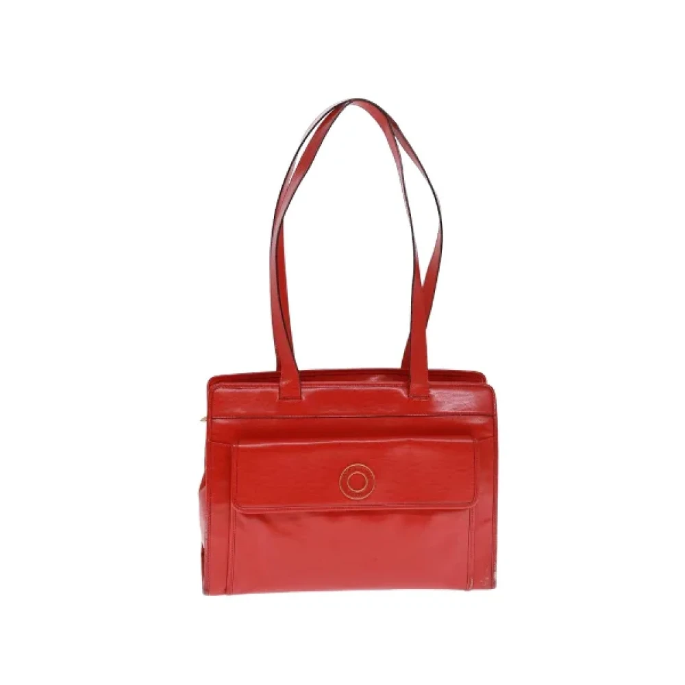 Celine Vintage Pre-owned Leather celine-bags Red Dames
