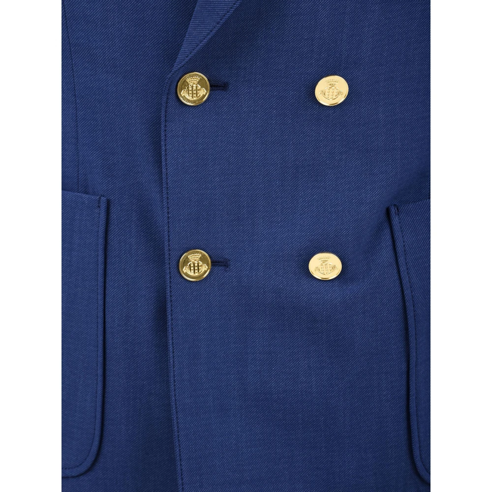 Daniele Alessandrini Blauwe Capri 23 Jas Blue Heren