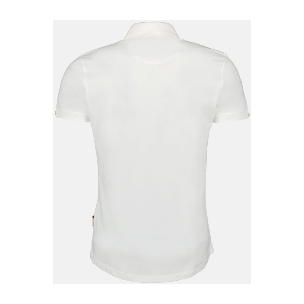Orlebar Brown Klassiek Polo Shirt Katoen Zijde White Heren