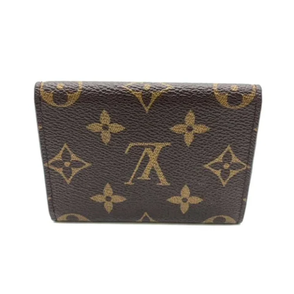 Louis Vuitton Vintage Pre-owned Fabric wallets Brown Heren