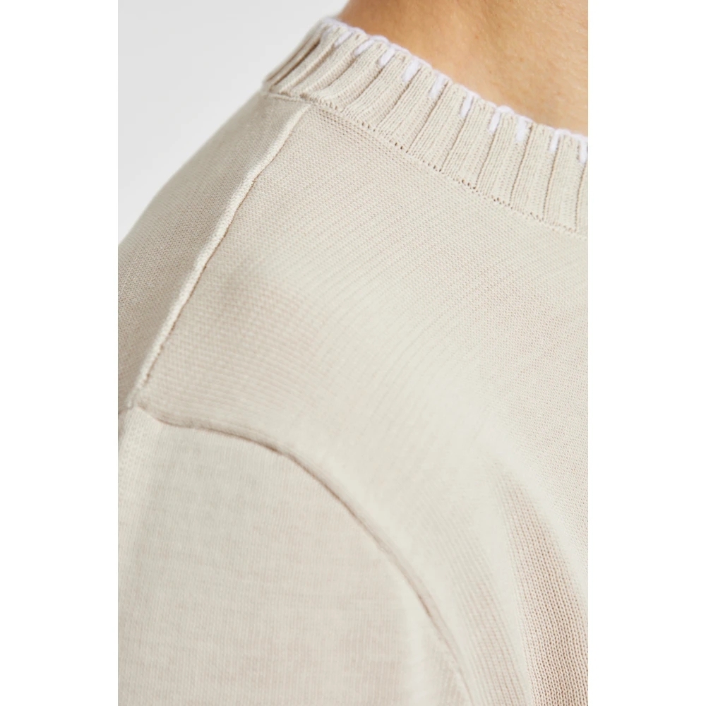 Eleventy Katoenen T-shirt Beige Heren