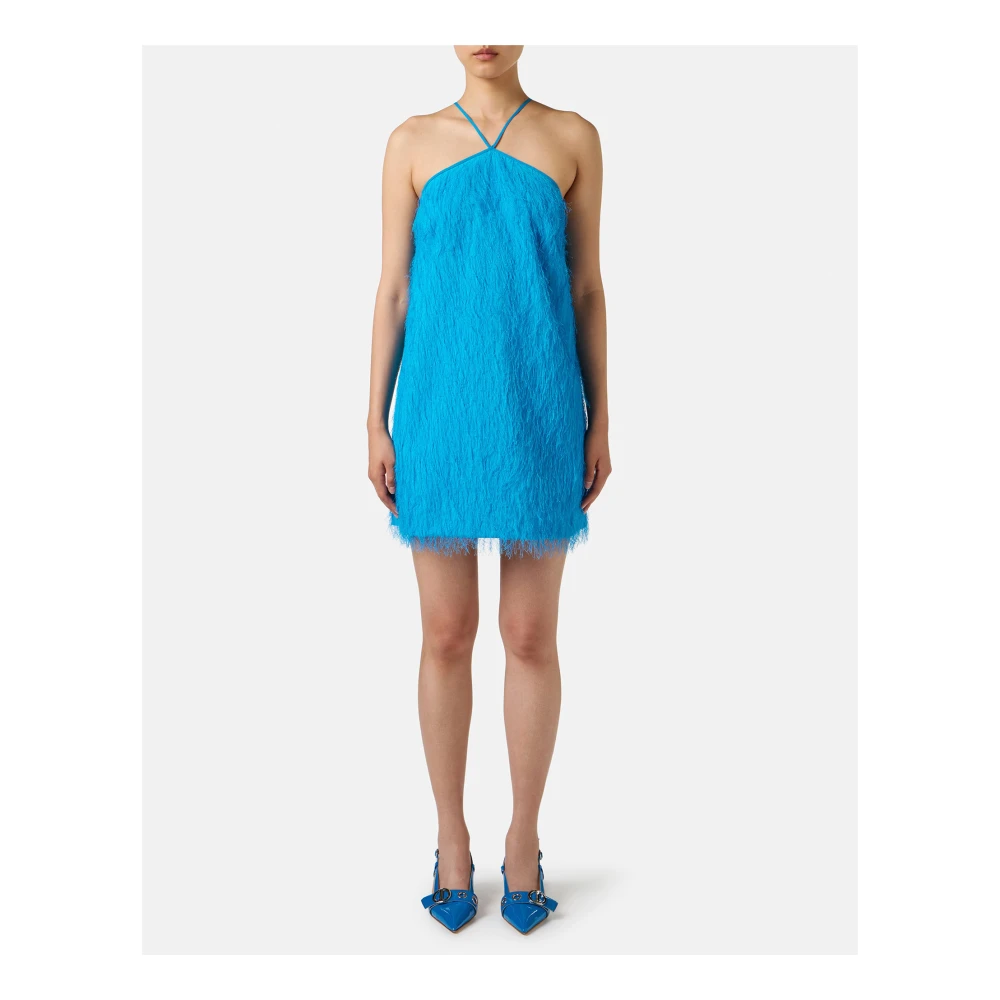 Iceberg Kobaltblauwe jurk regular fit Blue Dames