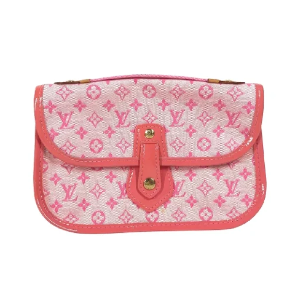 Louis Vuitton Vintage Pre-owned Canvas clutches Pink Dames