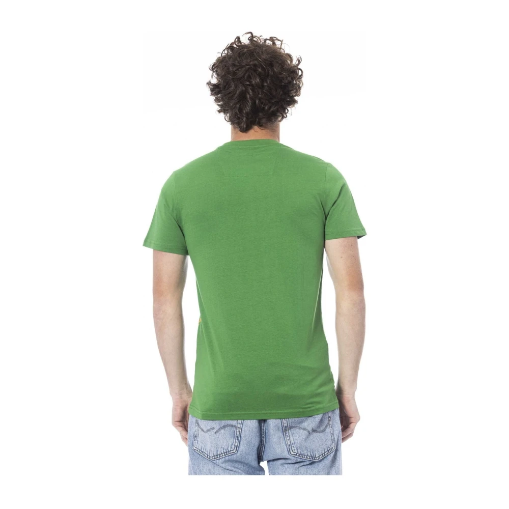 Cavalli Class Tijdloos effen T-shirt Green Heren