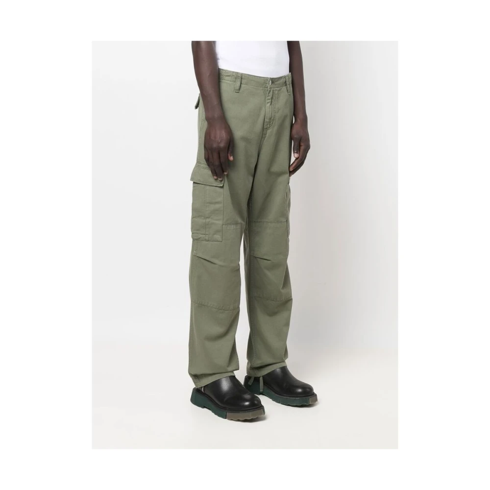 Carhartt WIP Straight Trousers Green Heren