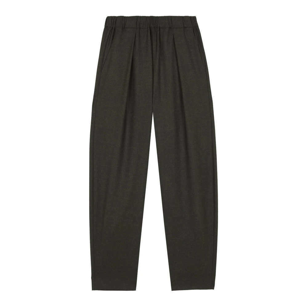 Cortana Women's Green Tapered Trousers