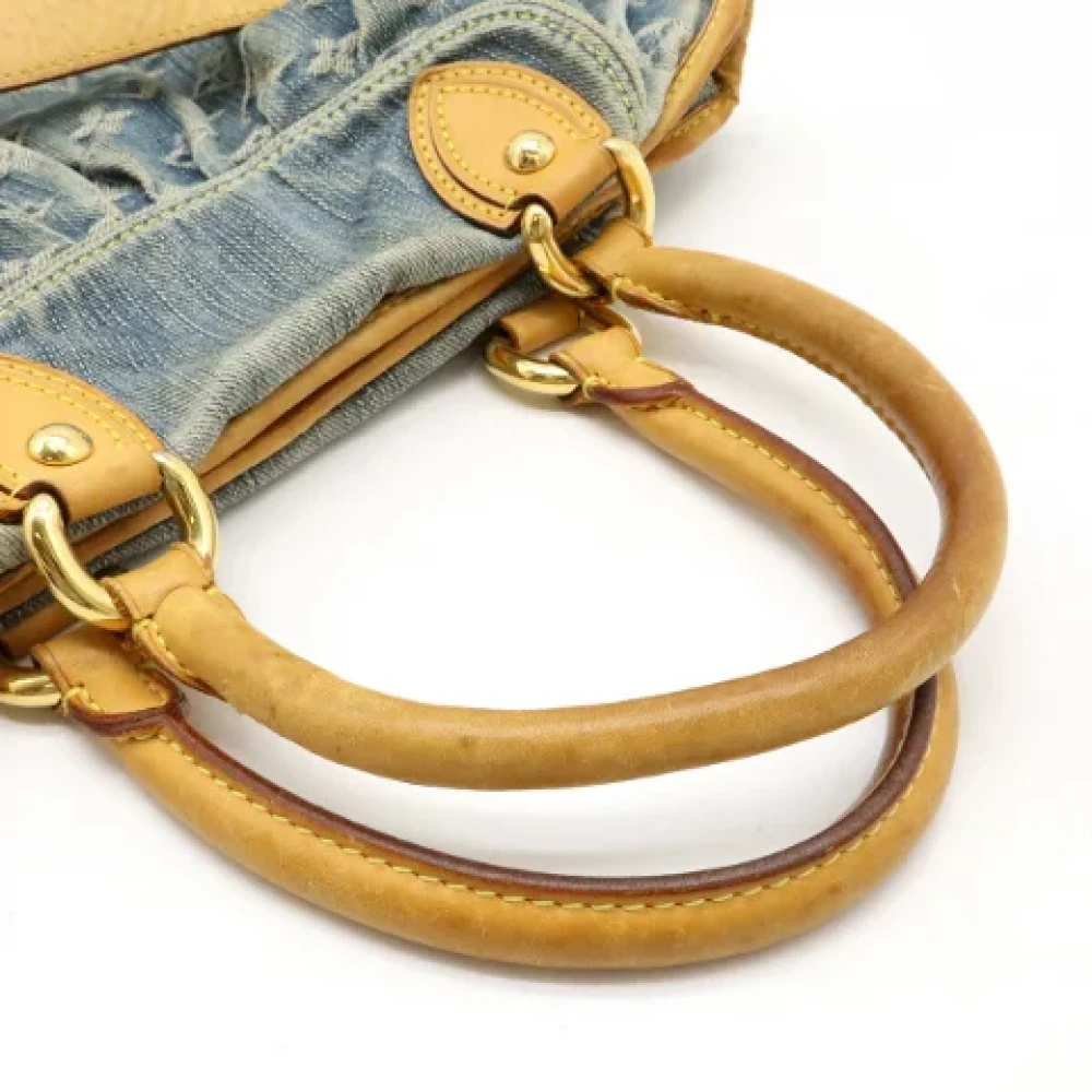 Louis Vuitton Vintage Pre-owned Denim louis-vuitton-bags Blue Dames