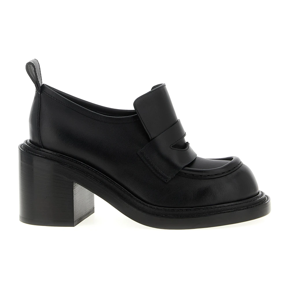 Moschino Women's Black Olivia Heeled Loafers