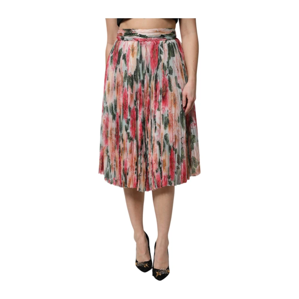 Dolce & Gabbana Women's Floral A-Line Midi Skirt
