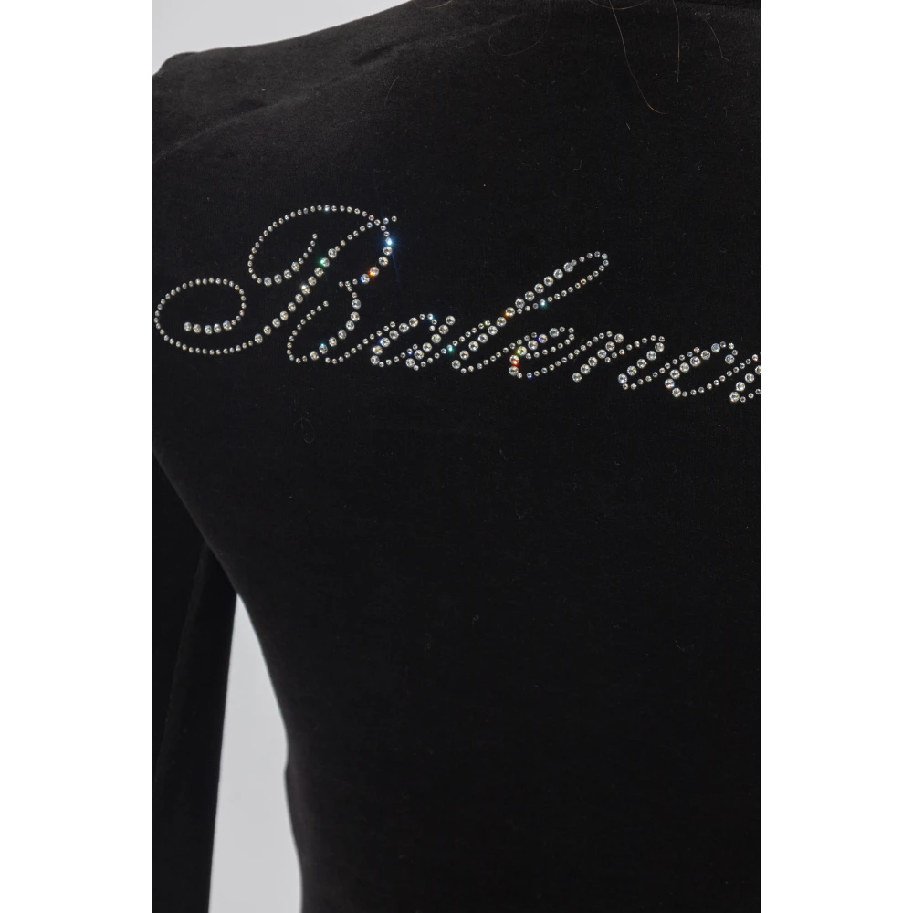 Balenciaga Mini fluwelen jurk Black Dames
