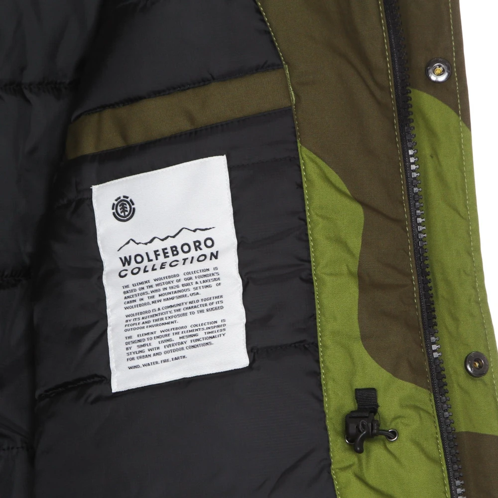 Element Mountain Parka Camo Army Camo Green Heren