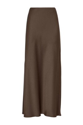 brown-long-satin-skirt-with-elastic-waist