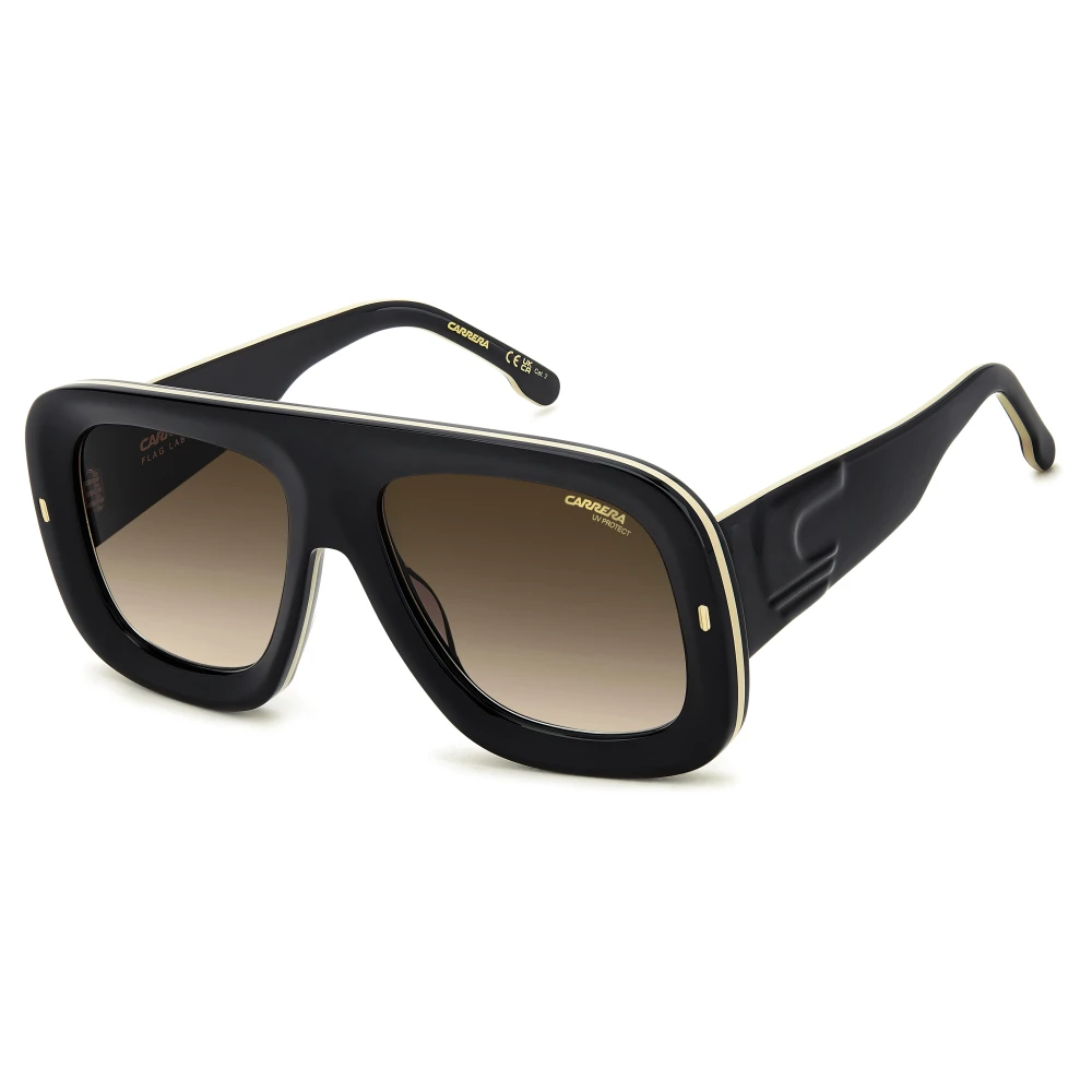 Carrera Women's Black Sunglasses, 57 Mm, Stylish Sunglasses With Flaglab Design