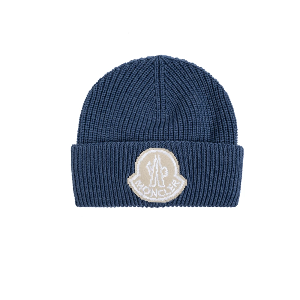 Moncler Stijlvolle Wintermuts voor Mannen Blue Heren