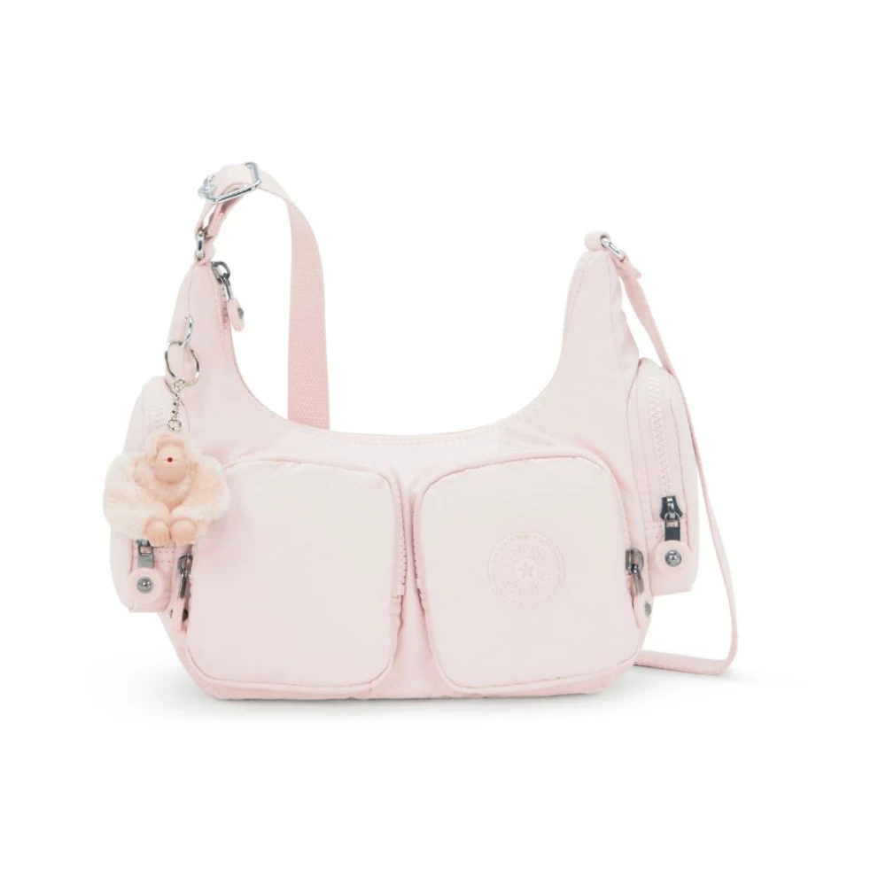 Kipling Stijlvolle Schoudertas met Meerdere Zakken Pink Dames