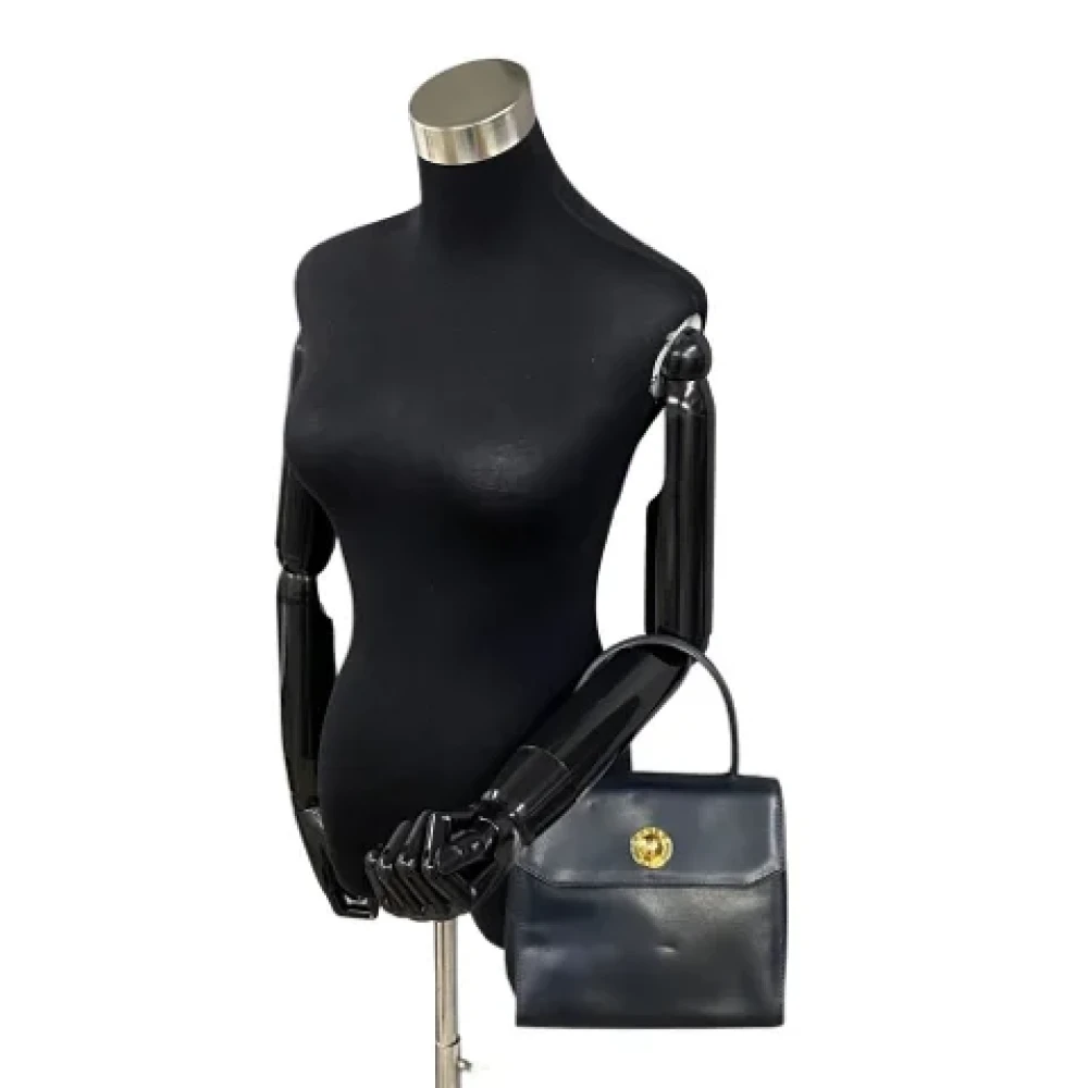 Celine Vintage Pre-owned Leather handbags Black Dames