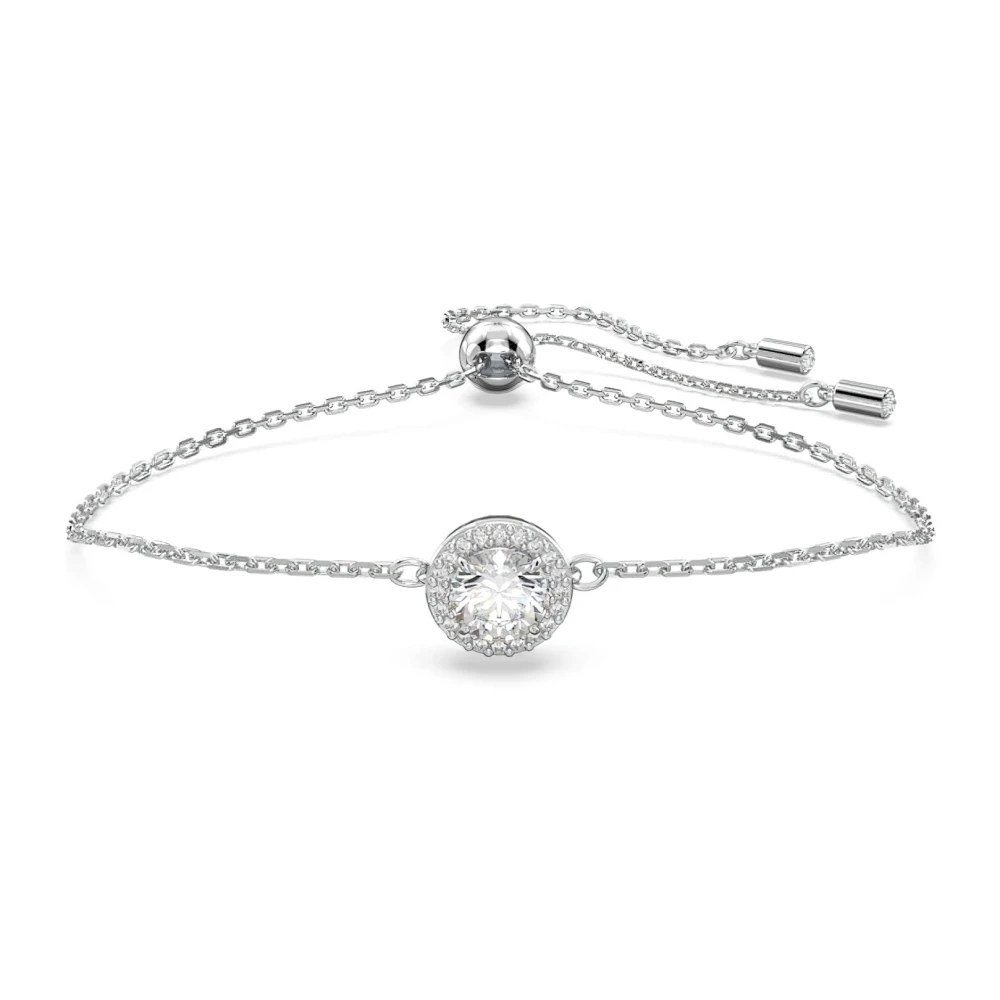 Swarovski Women's Gray Bracelets, One Size, White Crystal Bracelet