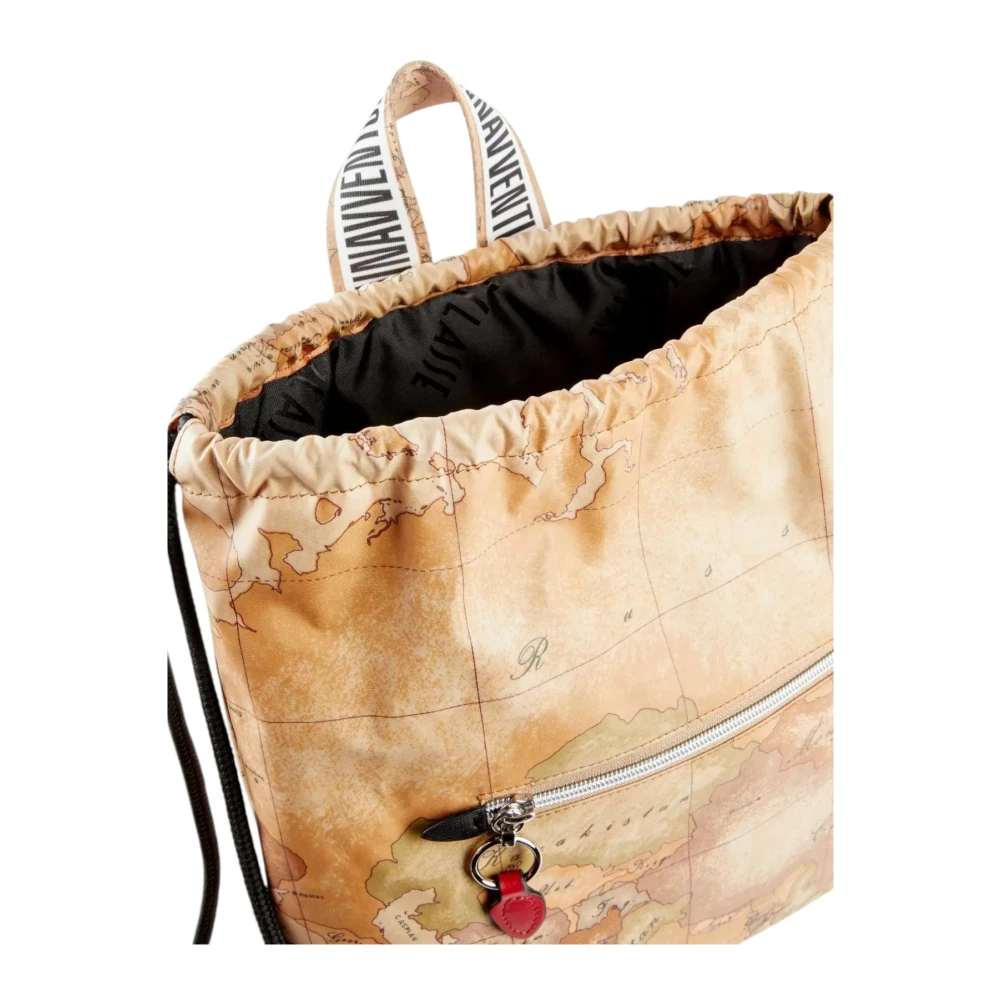 Alviero Martini 1a Classe Geo Classic Rugzak in Natuurlijk Beige Dames