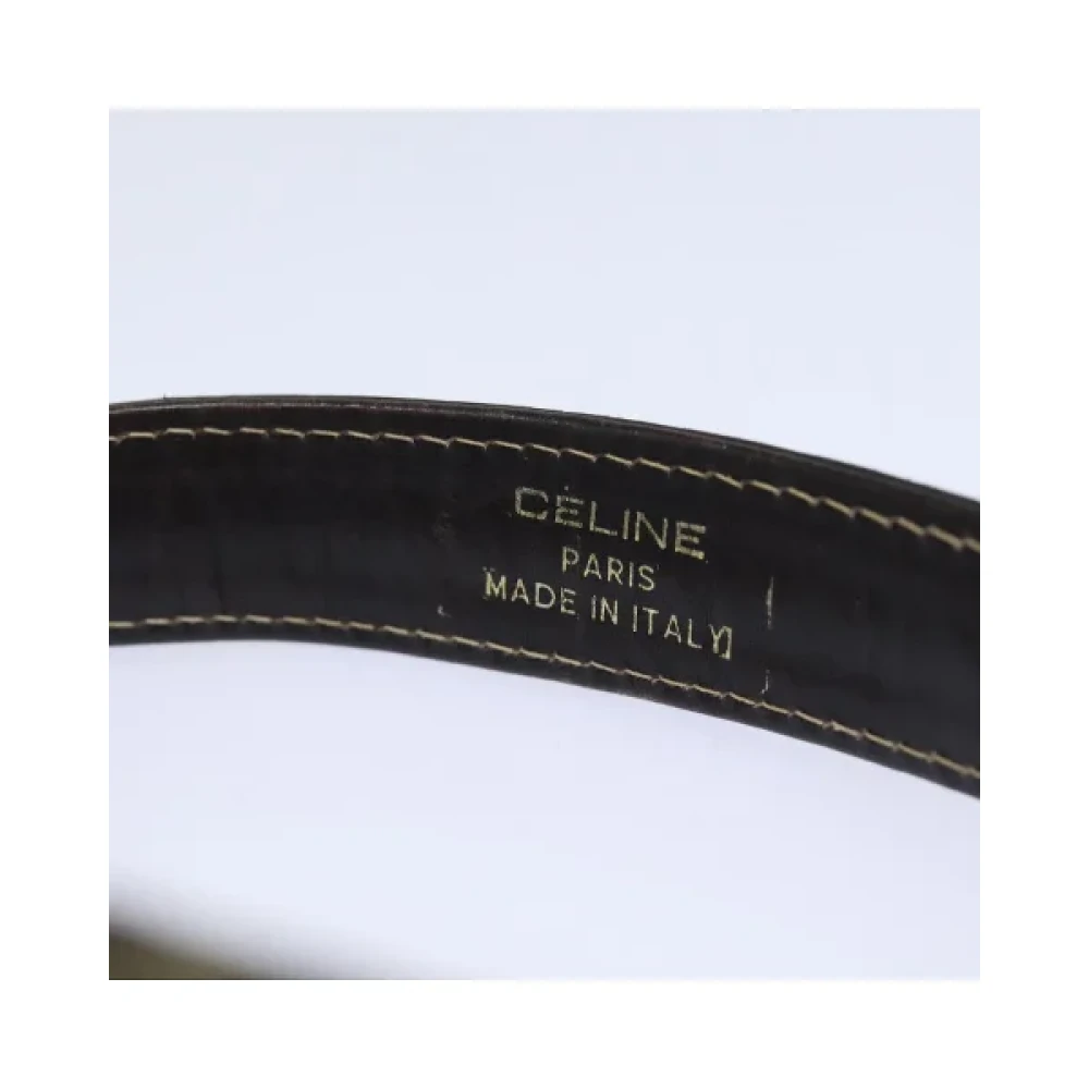 Celine Vintage Pre-owned Canvas handbags Brown Dames