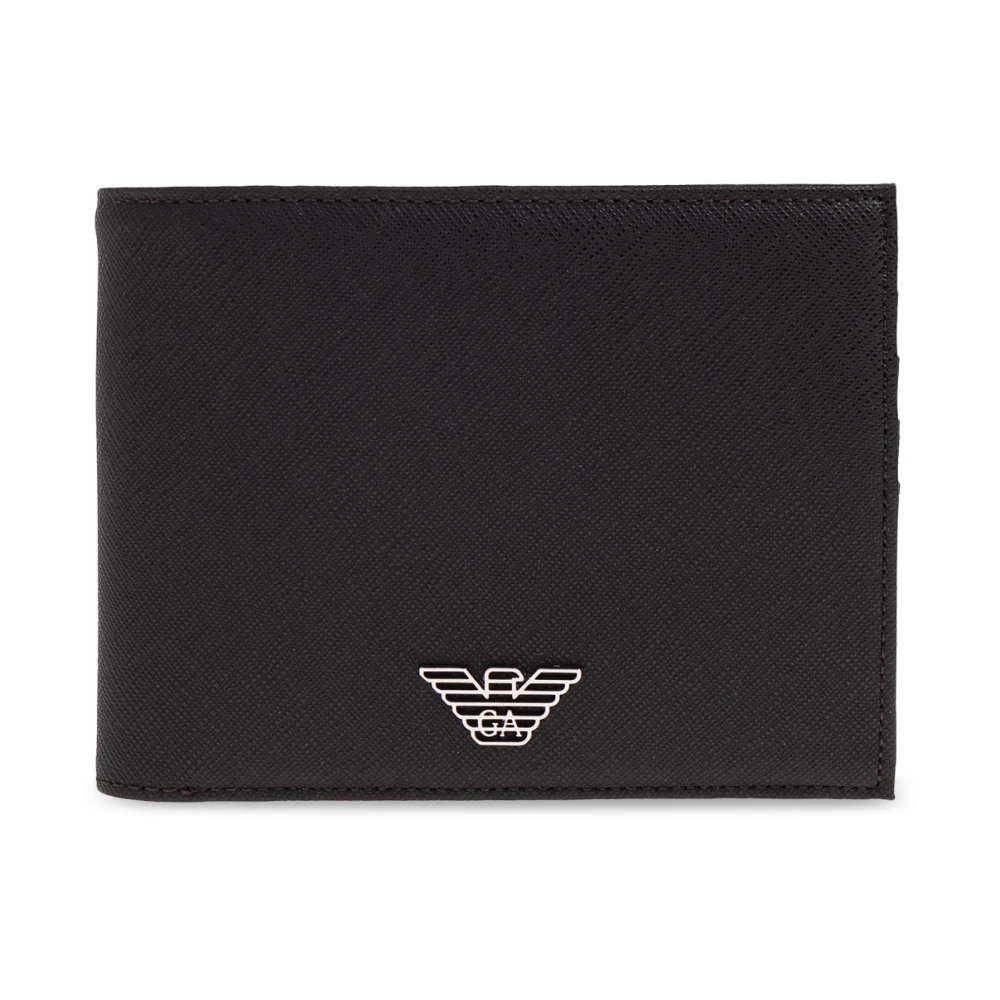 Emporio Armani Mannelijk Bruin Accessoires Heren, One Size, Wallets & Cardholders