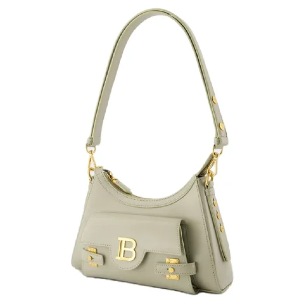 Balmain Leather crossbody-bags Green Dames