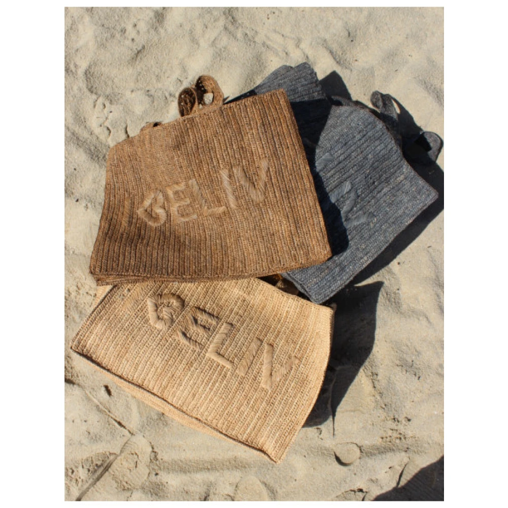 Ibeliv Fitia Geborduurde Tote Tas Beige Dames