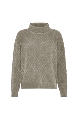 embossed-diamond-pattern-chenille-sweater