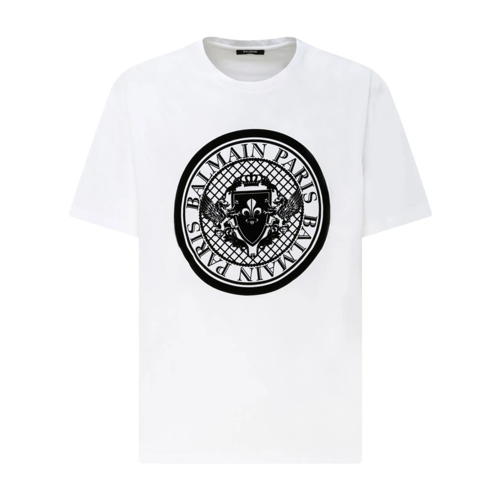 Balmain - Tops > T-Shirts - White - Balmain - Modalova