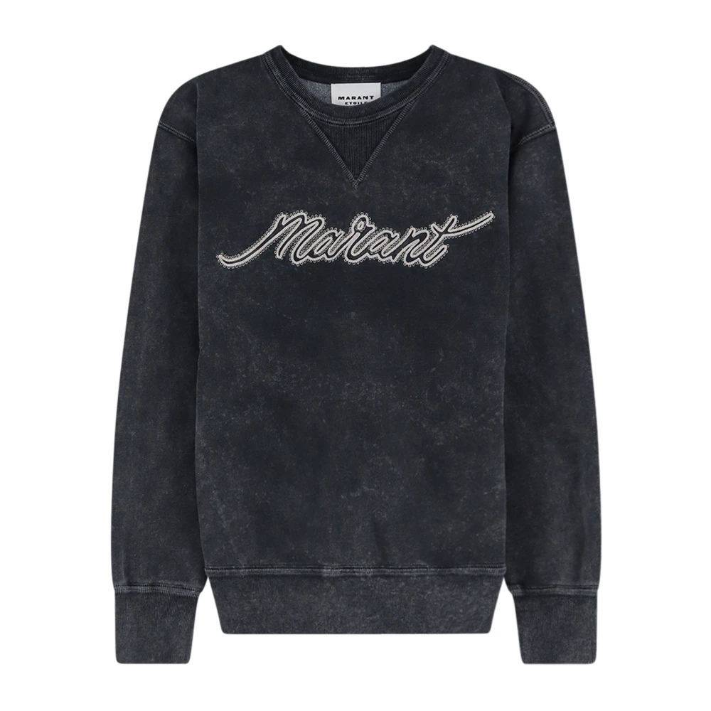 Marant Étoile Sudadera De Cuello Redondo Sweatshirts & Hoodies Mujer Negro Xl