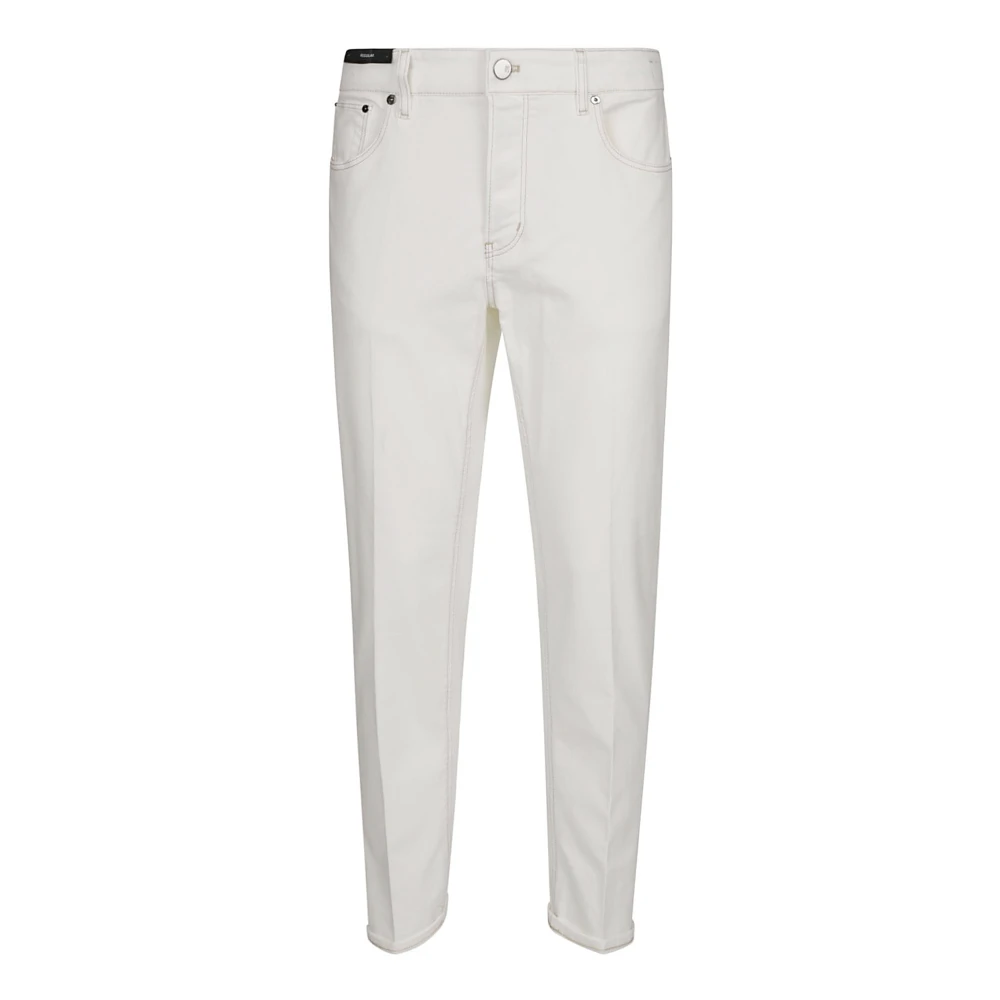 PT Torino Denim Broek Straight Five-Pocket Stijl White Heren