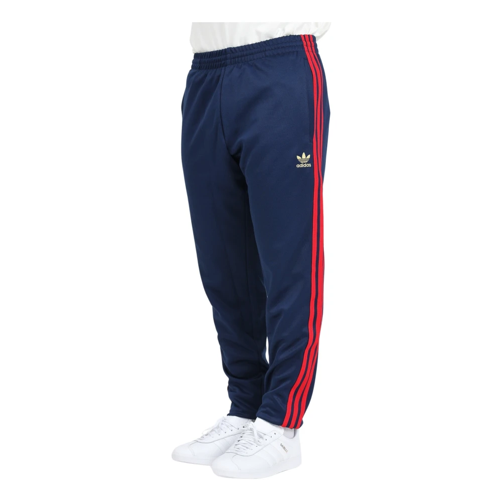 Adidas Originals SST Track Pants Night Indigo Better Scarlet- Heren Night Indigo Better Scarlet