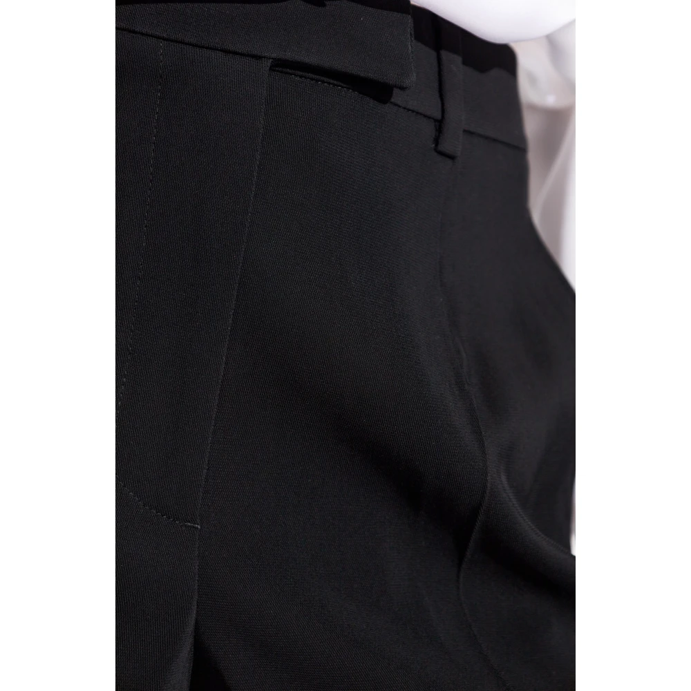 Emporio Armani Geplooide broek Black Dames