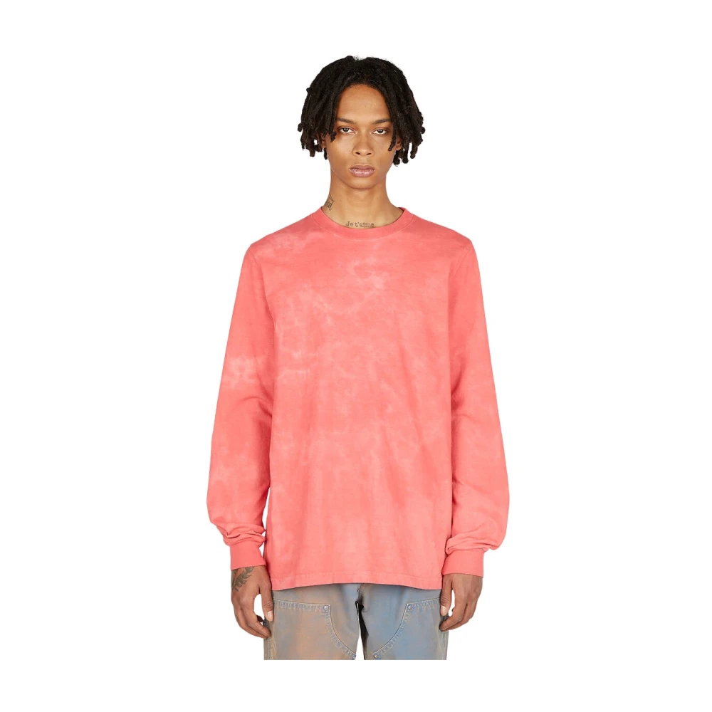 Notsonormal Women's Red Long Sleeve T-Shirts, M, Splashed Long Sleeve T-Shirt