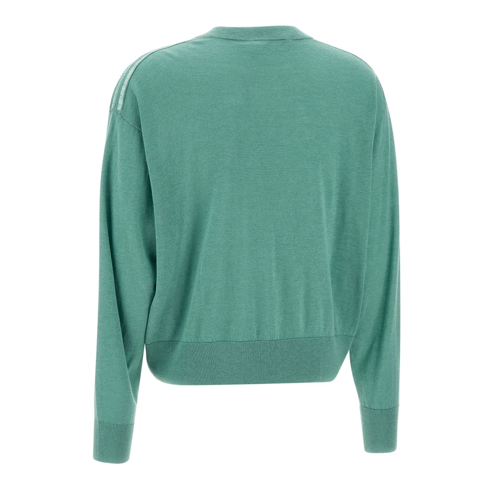 IRO Groene Zijden en Wollen Trui Green Dames
