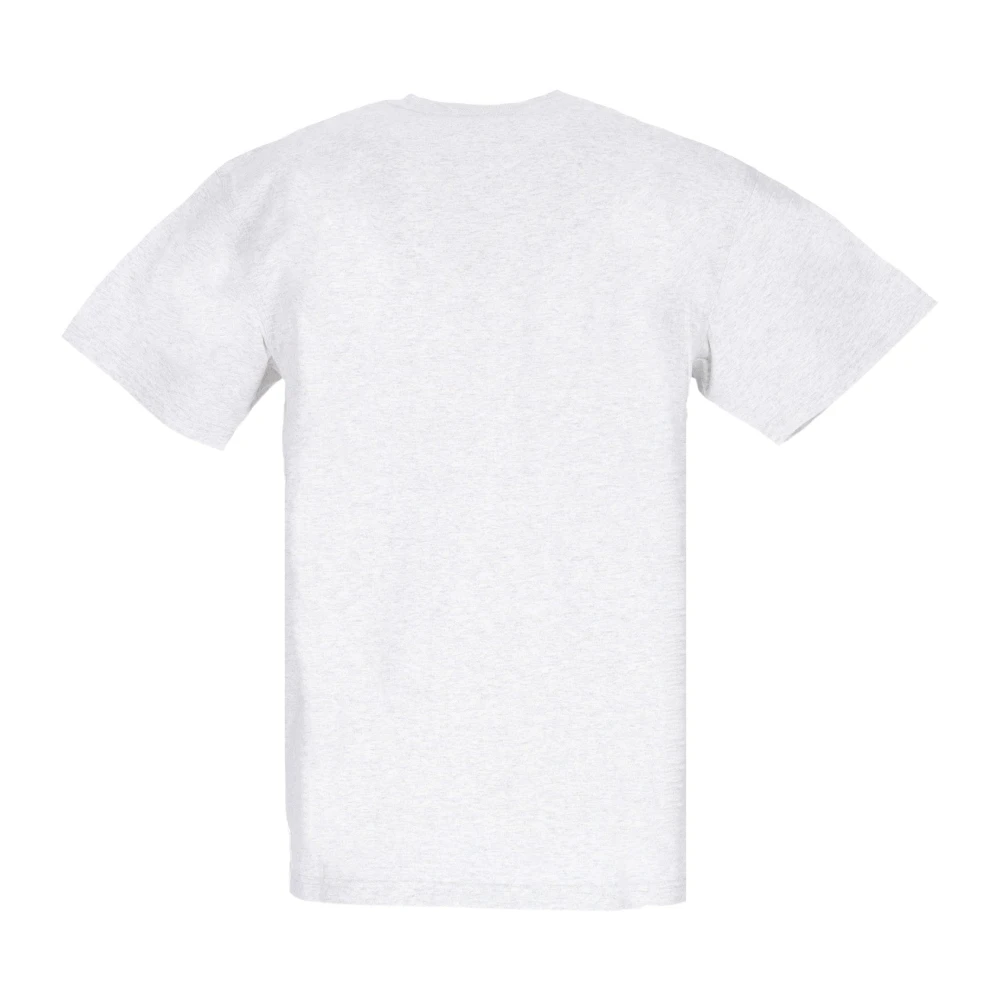Carhartt WIP Script Tee Soft Fit Geborduurd T-shirt White Heren