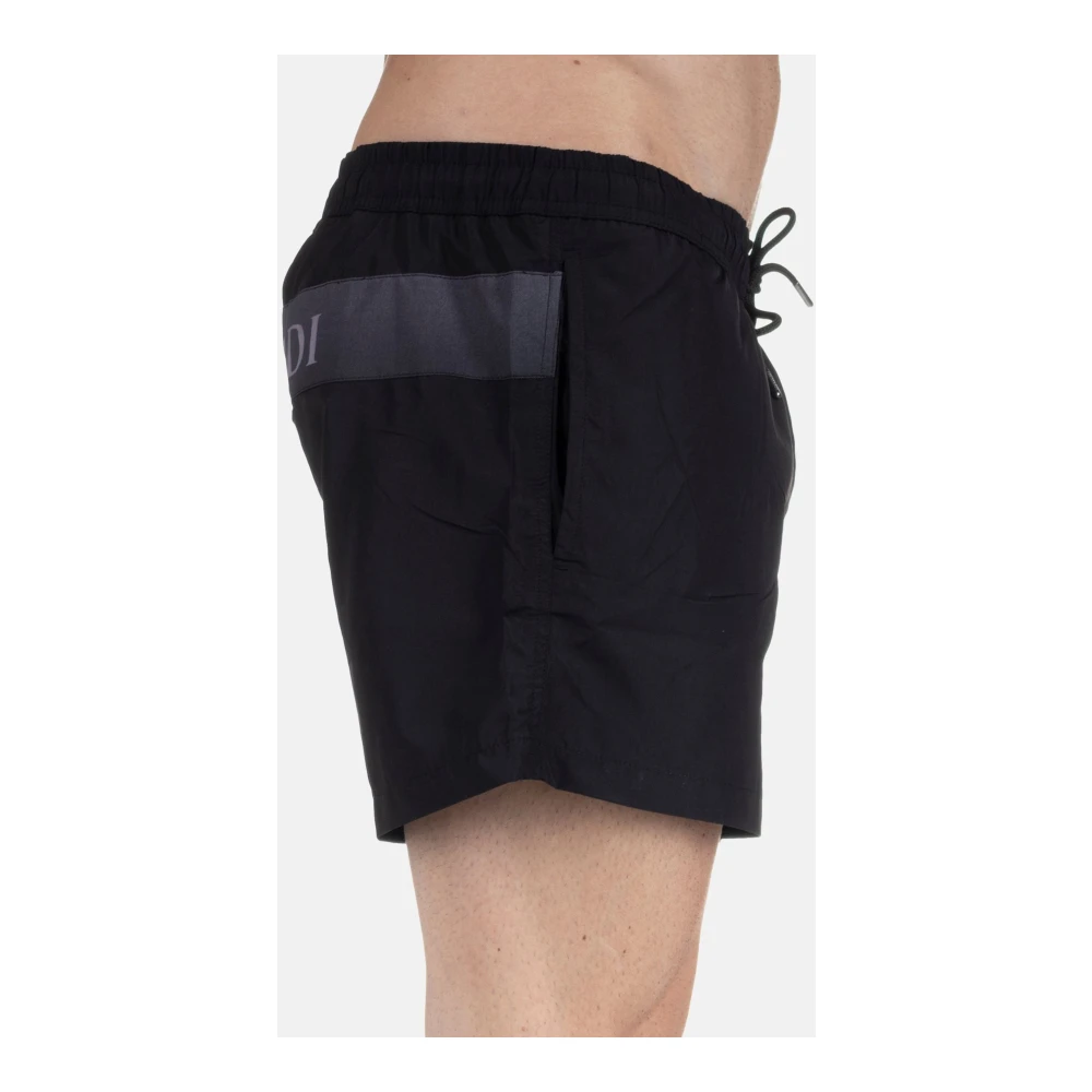 Trussardi Verticaal Logo Herenmode Black Heren