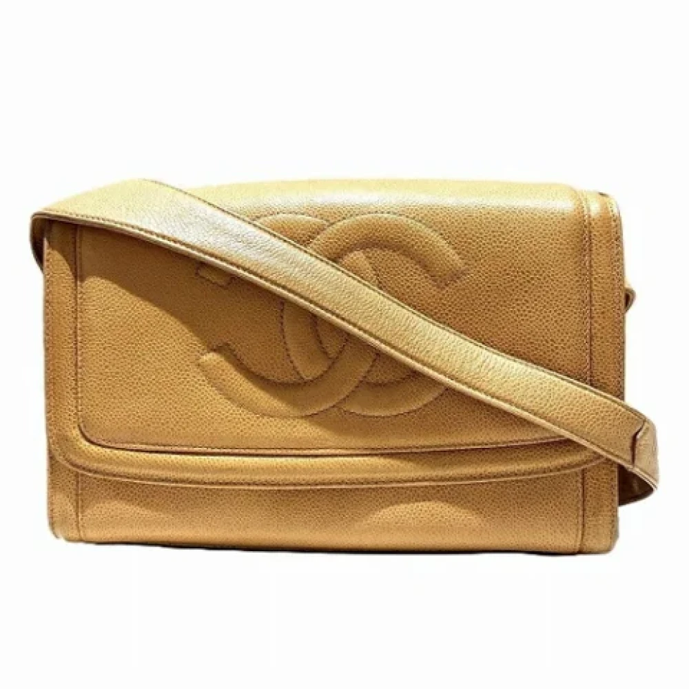 Chanel Vintage Pre-owned Leather chanel-bags Brown Dames
