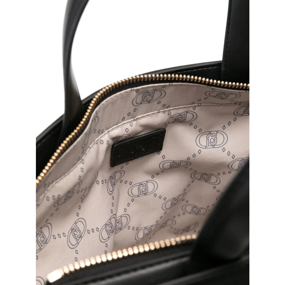 Liu Jo Zwarte Top Handvat Schoudertas Black Dames