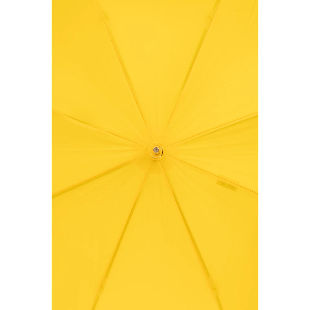 Moschino Paraplu met logo Yellow Unisex