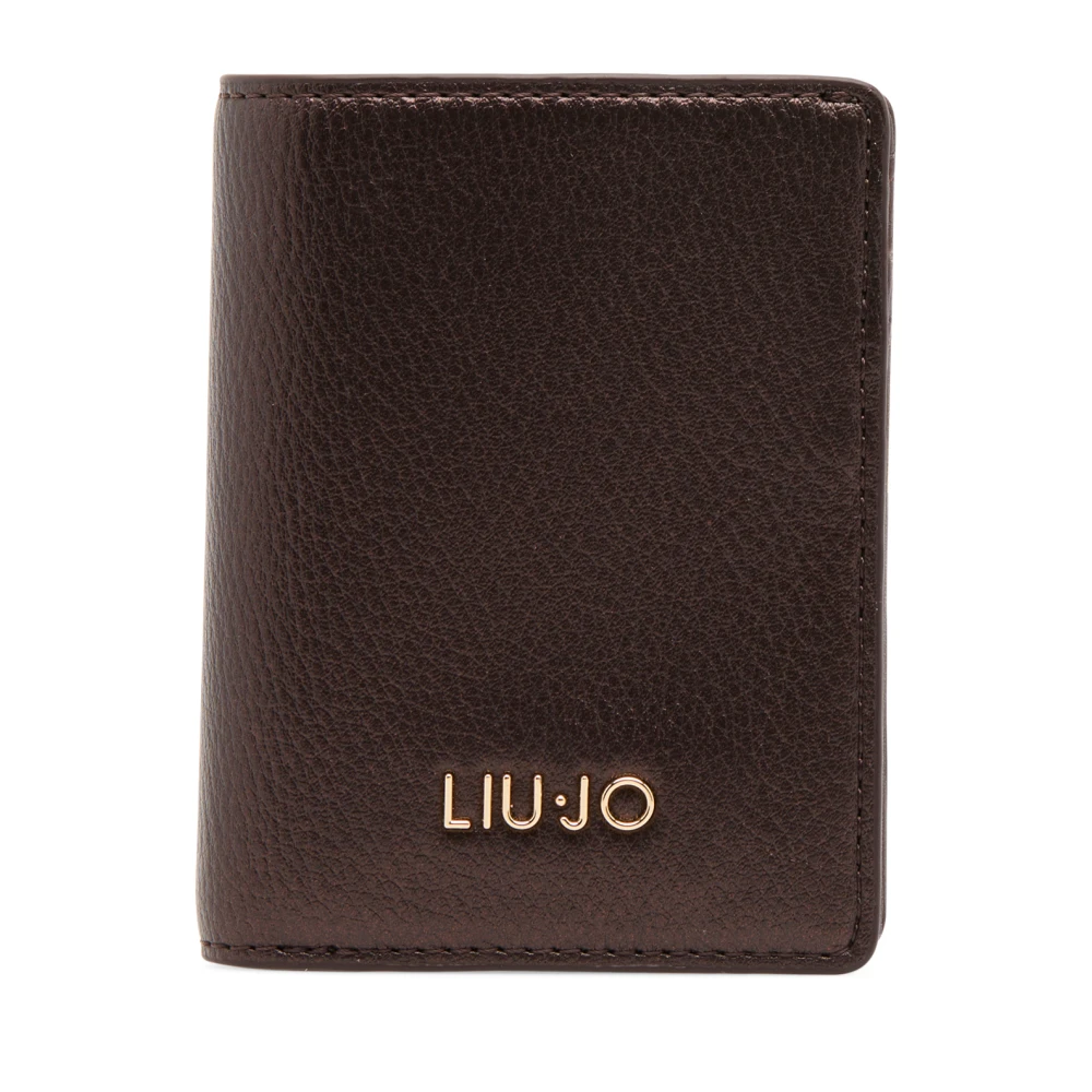 Liu Jo Bruine Portemonnee met Logotoepassing Brown Dames